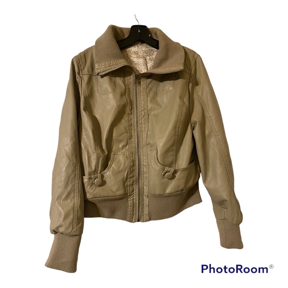 💫 Rue21 Beige Bomber Jacket XL